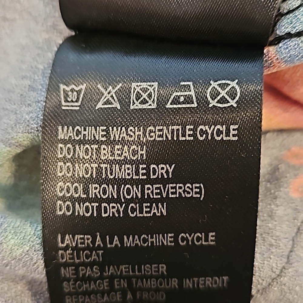 💕FARM RIO💕 Black Banana Sky Lenzing Ecovera Mini Dress XL - Picture 16 of 16